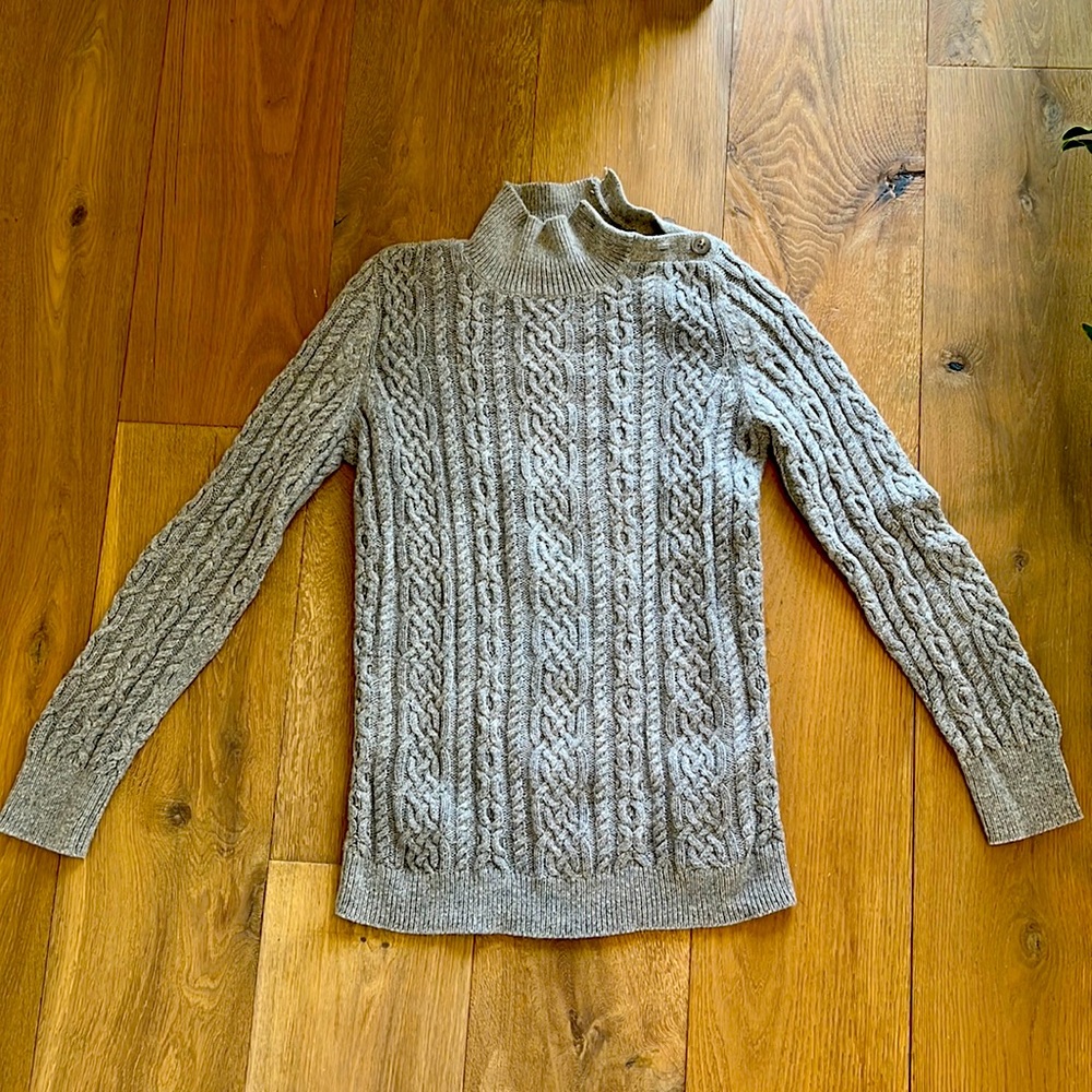 Talbots gray sweater